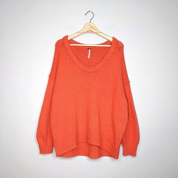 Free People Brookside Tunic Sweater Pullover Baggy Slouchy Oversized Size S - Picture 3 of 16